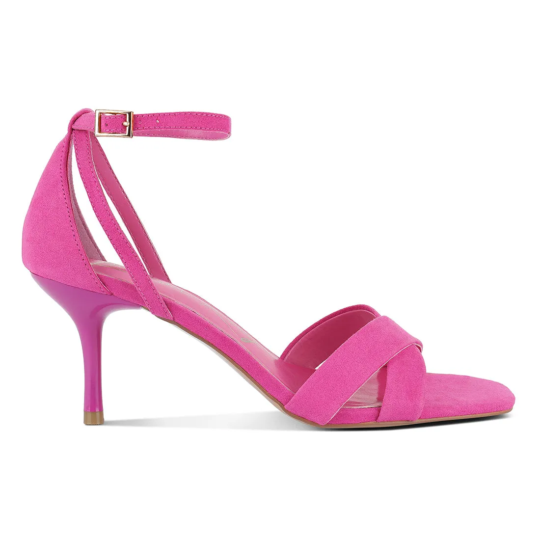Ankle Strap Stiletto Heel Sandals