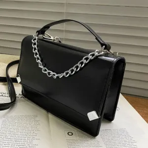 Back to College 2021 High Quality Handbags For Women Pu Leather Female Shoulder Bag Chain Strap Crossbody Bag And Ladies Small Square Bag