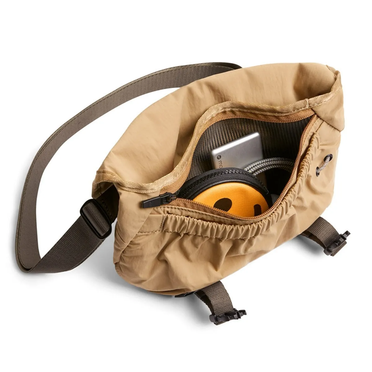 Bellroy Cinch Mini Messenger in Sand Dune