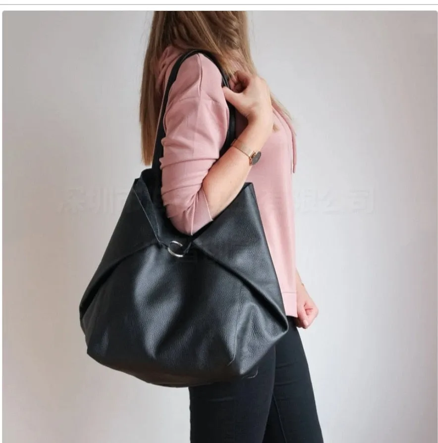 Christmas Gift Casual Over Large Women Shoulder Bags Designer Handbags Luxury Soft Pu Leather Hand Bags Big Tote Retro Lady Shopper Purses 2021
