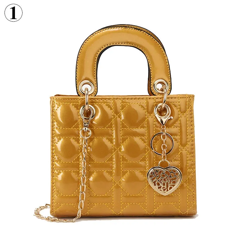 Christmas Gift Luxury Design Tote Bags For Women 2024 New Fashion Handbags Ladies Shoulder Bags Trending Lingge Chain Crossbody Bag And Purse