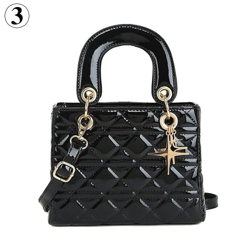 Christmas Gift Luxury Design Tote Bags For Women 2024 New Fashion Handbags Ladies Shoulder Bags Trending Lingge Chain Crossbody Bag And Purse
