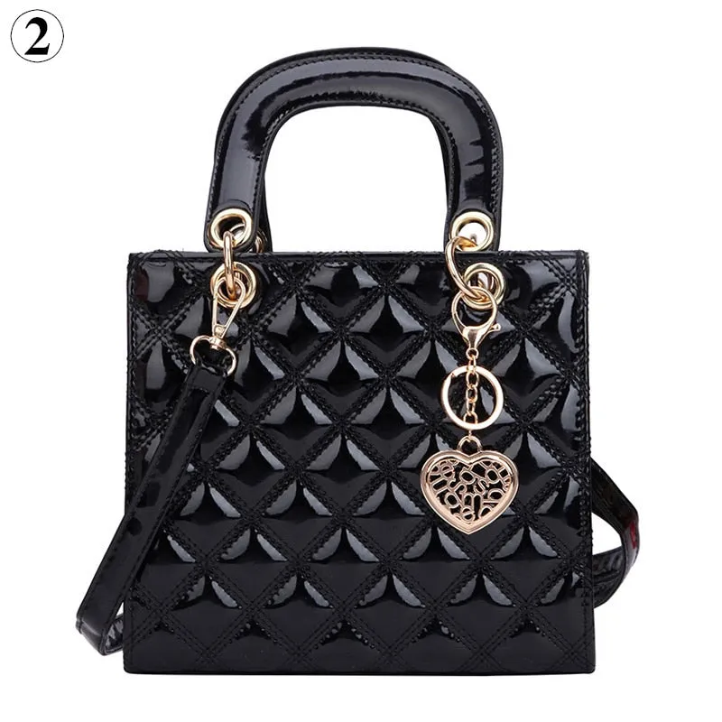 Christmas Gift Luxury Design Tote Bags For Women 2024 New Fashion Handbags Ladies Shoulder Bags Trending Lingge Chain Crossbody Bag And Purse