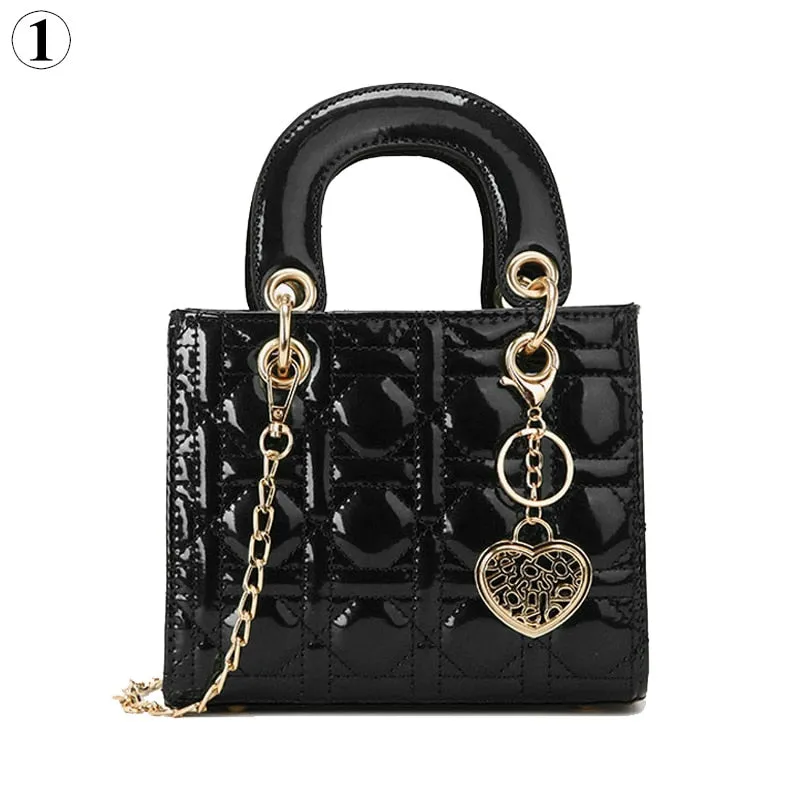 Christmas Gift Luxury Design Tote Bags For Women 2024 New Fashion Handbags Ladies Shoulder Bags Trending Lingge Chain Crossbody Bag And Purse