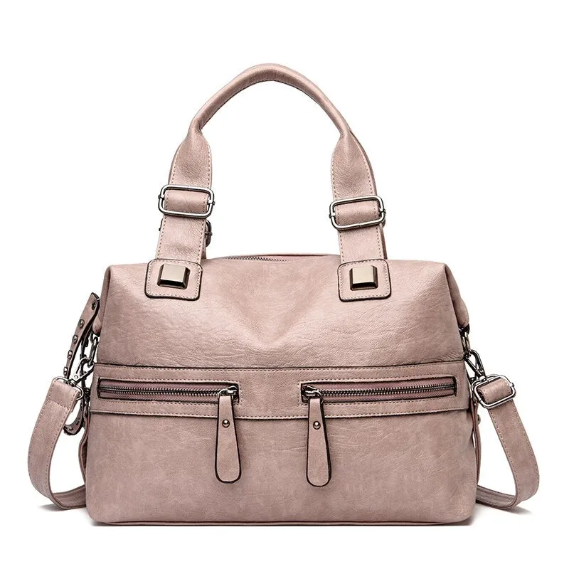 Christmas Gift Women Bag High Quality PU Leather Shoulder Crossbody Bags for Women Large Capacity Tote Bag Multi Pocket Purses And handbags