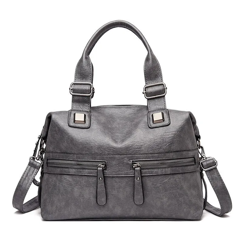 Christmas Gift Women Bag High Quality PU Leather Shoulder Crossbody Bags for Women Large Capacity Tote Bag Multi Pocket Purses And handbags