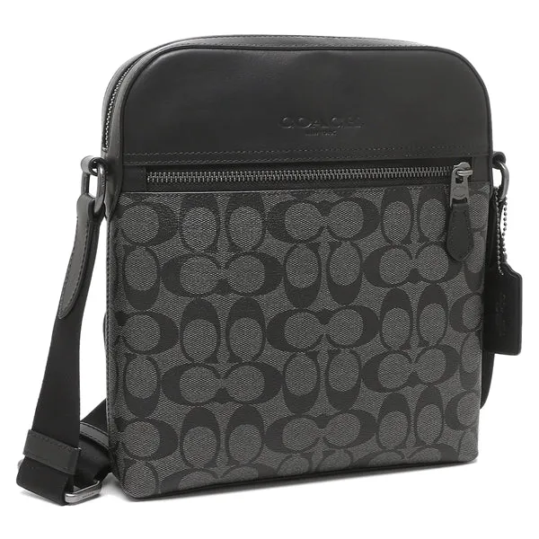 Coach Bag Signature Gray Black Men's COACH 4010 QBMI5