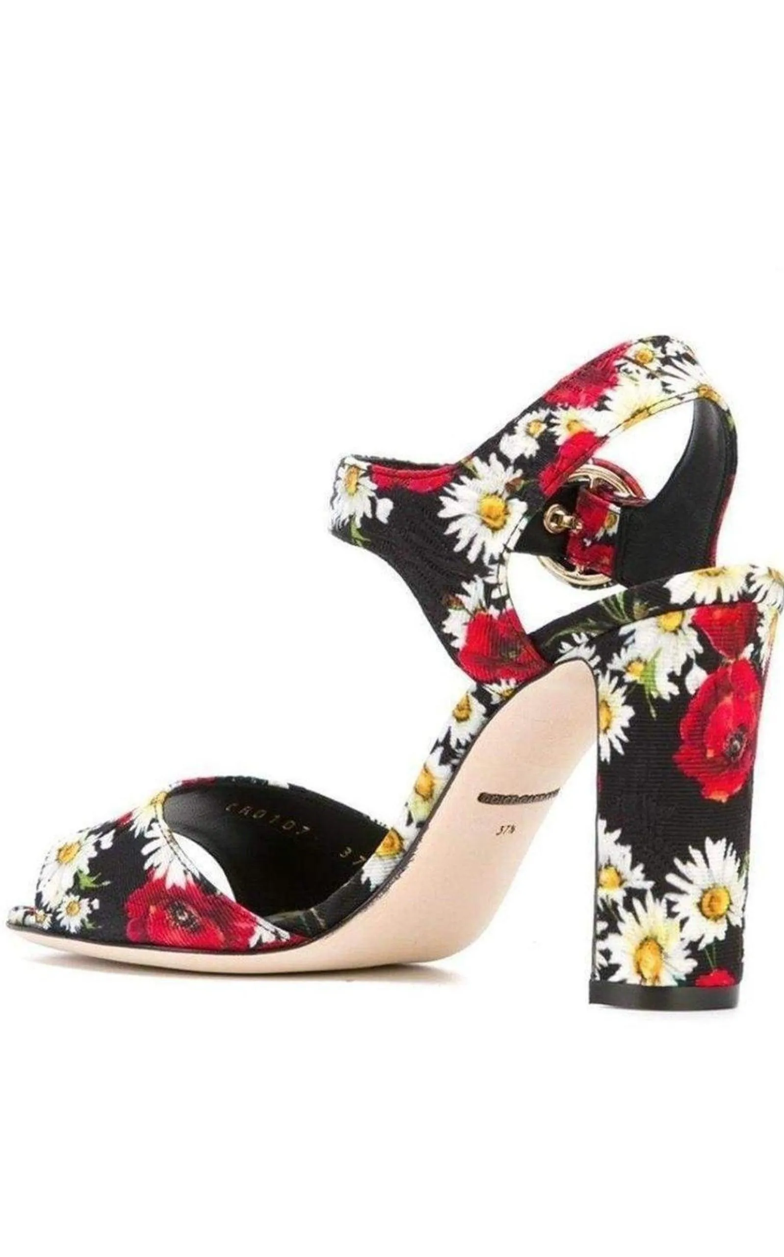 Daisy and Poppy Print Sandals