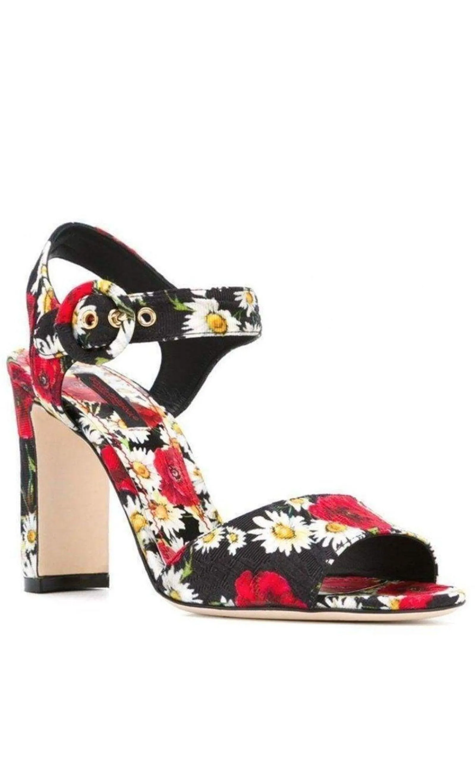 Daisy and Poppy Print Sandals