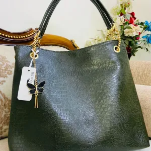 Designer Croco Tote Large Bucket Handbag For Women