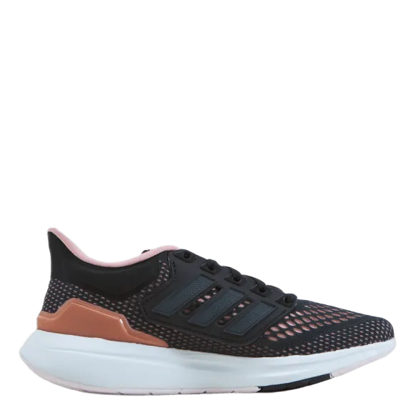 EQ21 Run Shoes Core Black / Grey Six / Wonder Mauve
