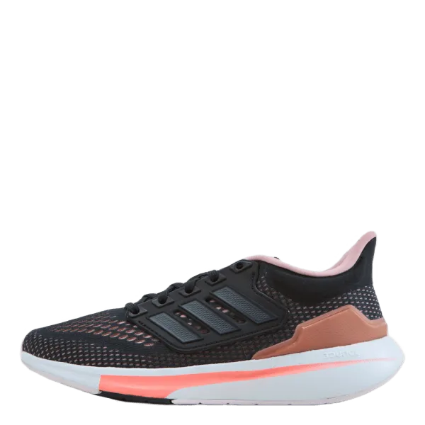 EQ21 Run Shoes Core Black / Grey Six / Wonder Mauve
