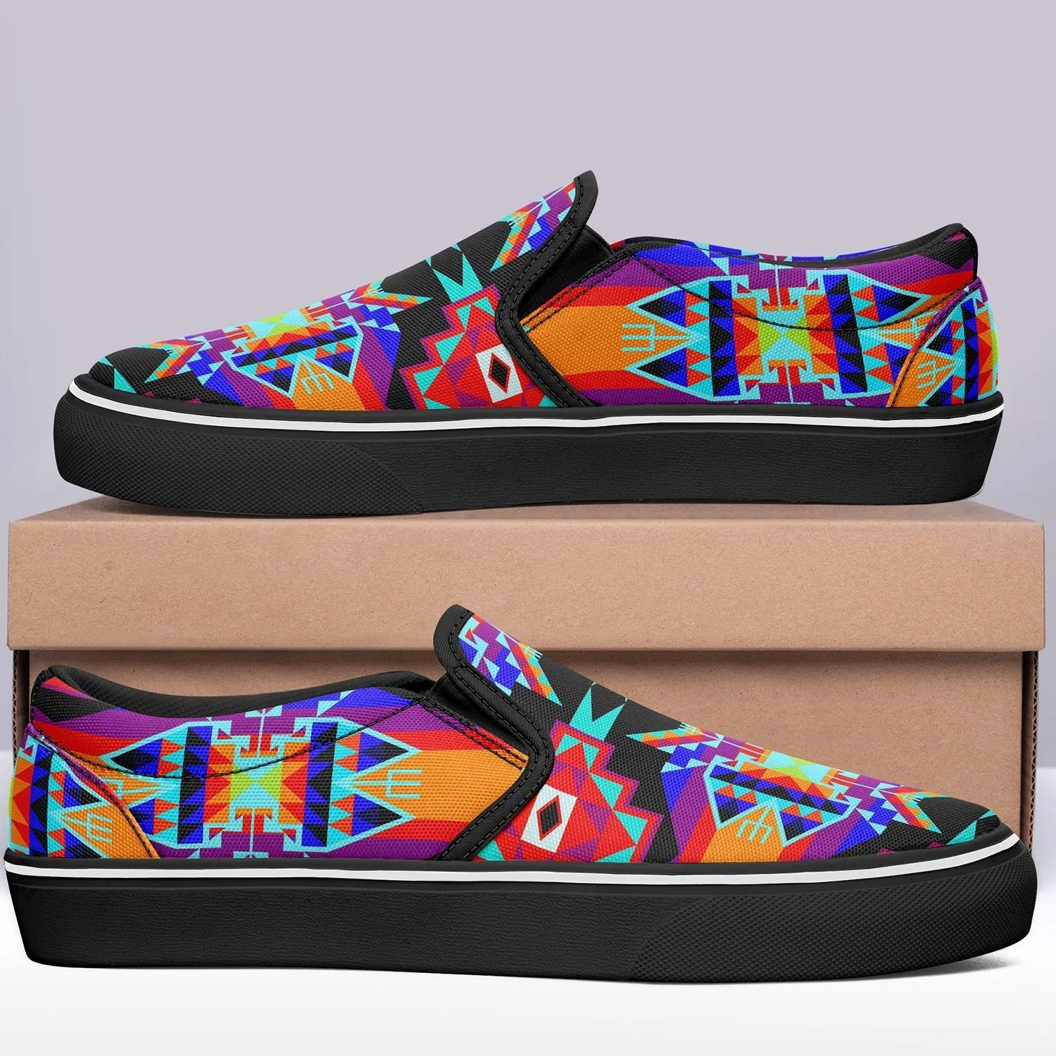 Fancy Bustle Otoyimm Canvas Slip On Shoes