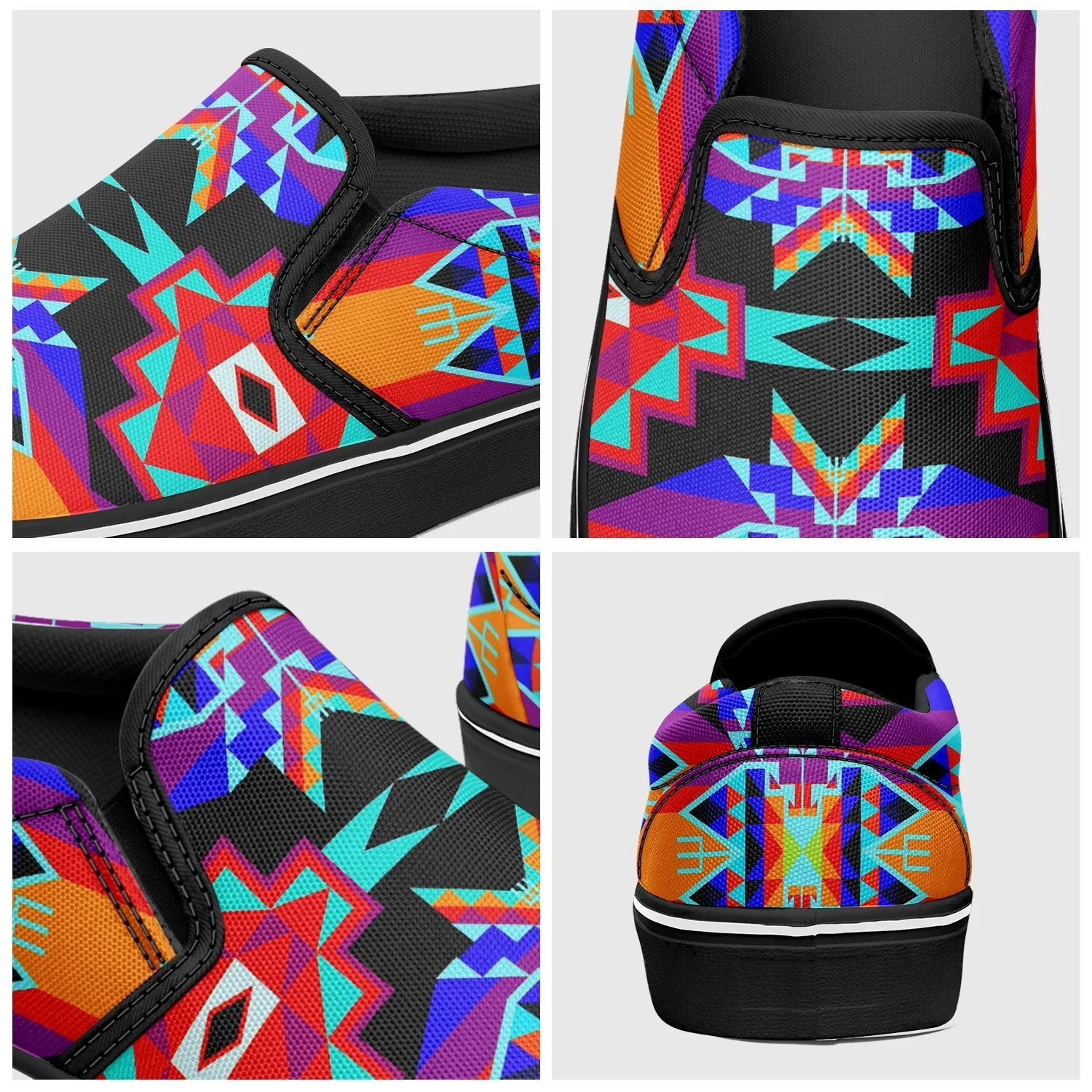 Fancy Bustle Otoyimm Canvas Slip On Shoes