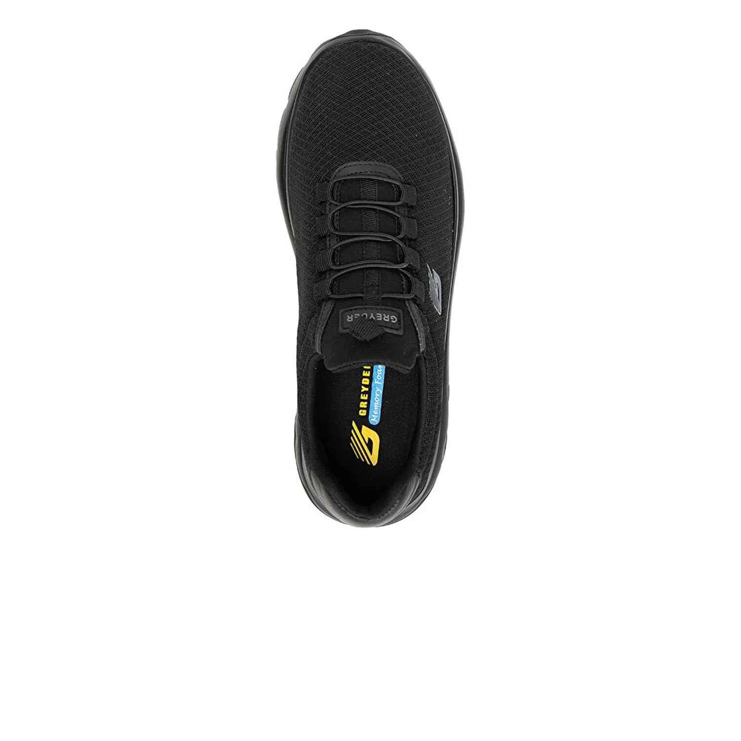 Greyder Men's Mesh Running Shoes in Black
