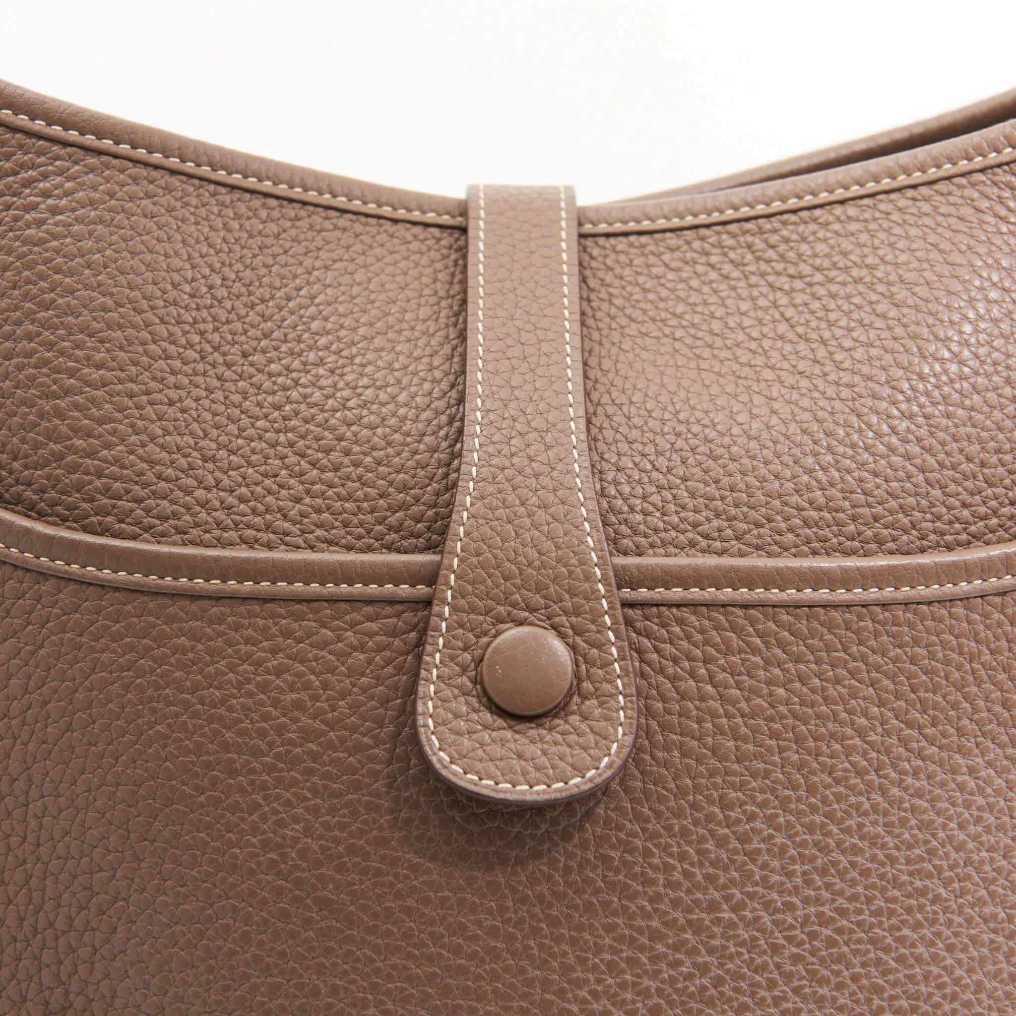 Hermes Togo Evelyn 29 in Etoupe SHW