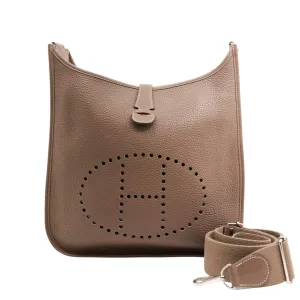 Hermes Togo Evelyn 29 in Etoupe SHW