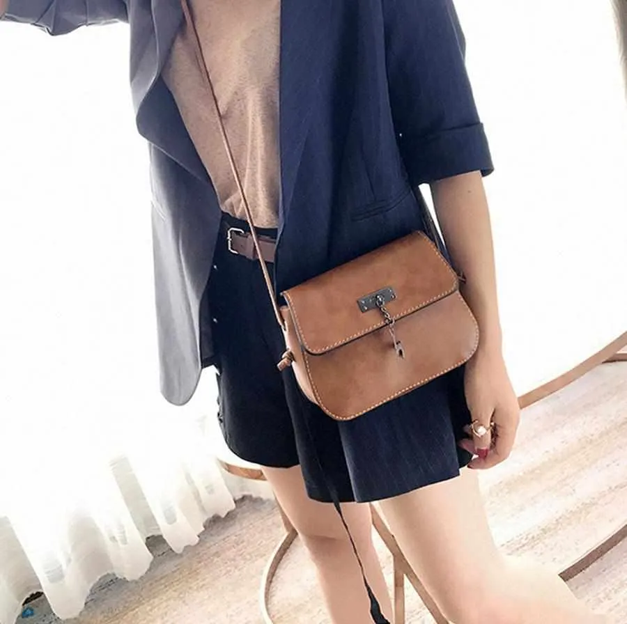 High Quality Women Messenger Cross Body Bag PU Leather