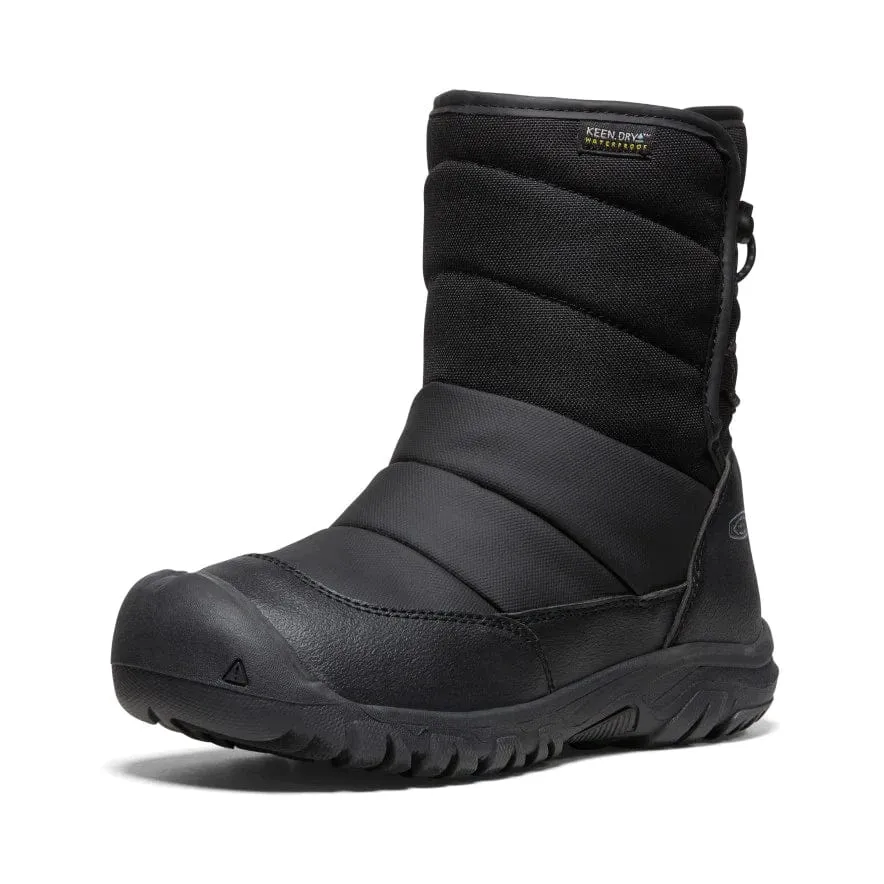 Keen Puffrider Waterproof Winter Boot - Black/Steel Grey