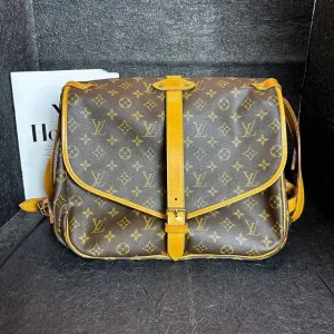 Louis Vuitton Gemini Brown Monogram Crossbody Bag 31cm