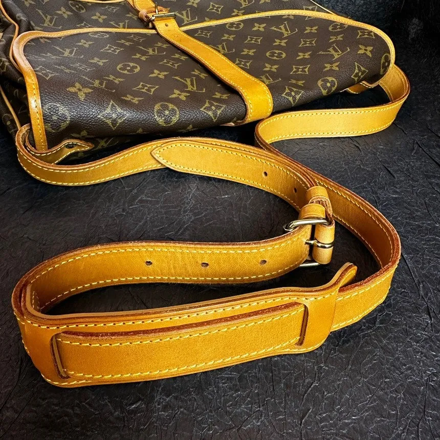 Louis Vuitton Gemini Brown Monogram Crossbody Bag 31cm