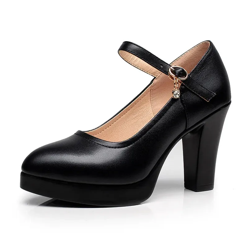 Mary Jane Platform High Heels Pumps