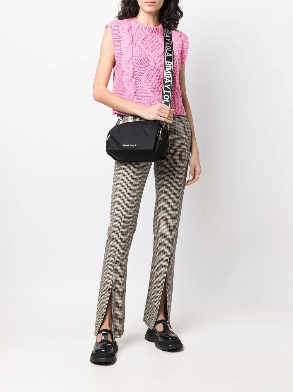 medium logo-plaque crossbody bag