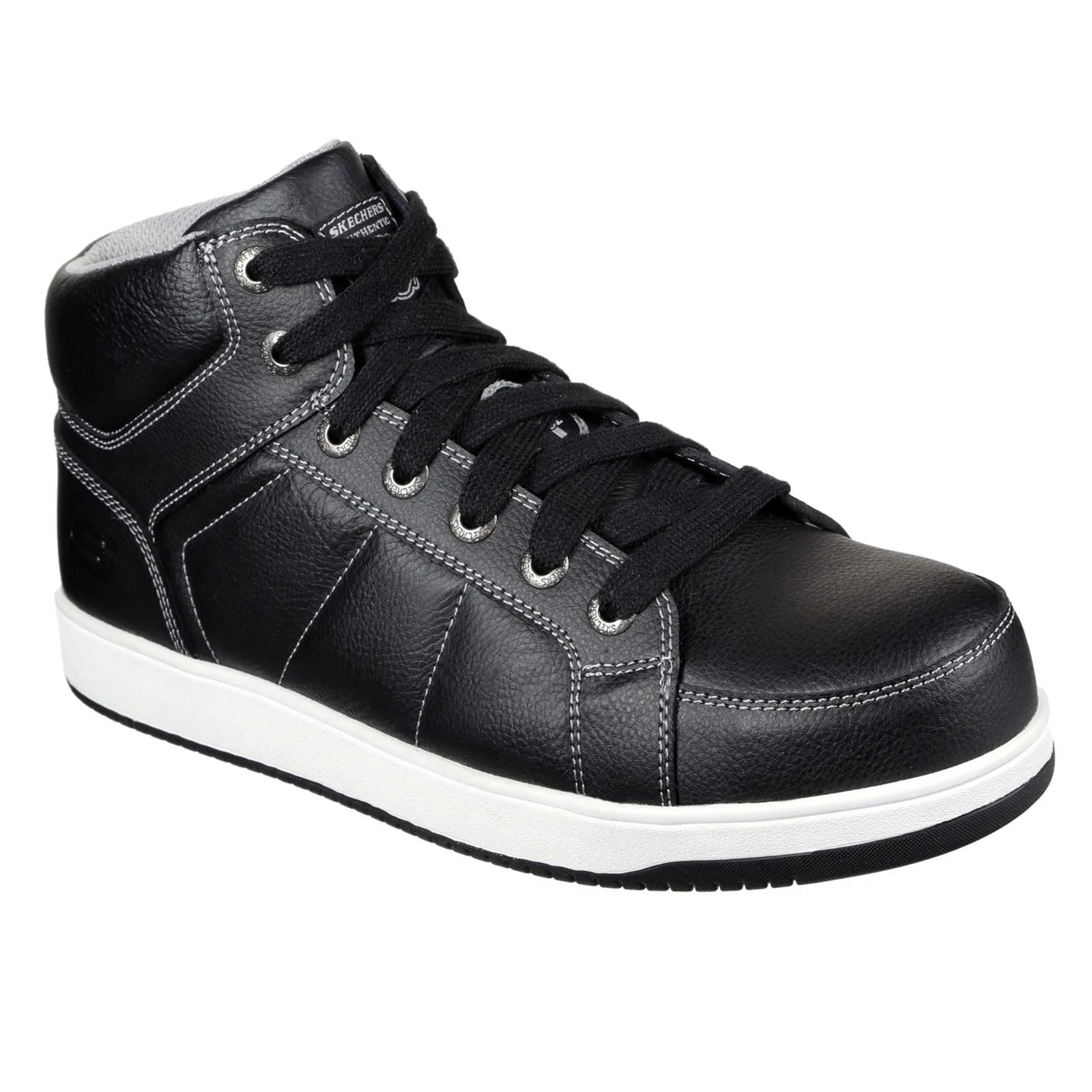 Men's Wide Fit Skechers 77149EC Watab Safety Trainers