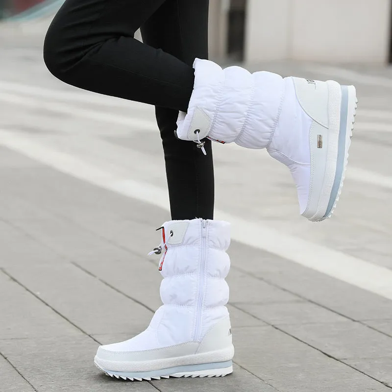 Mia - Waterproof Snow Boots with Faux Fur