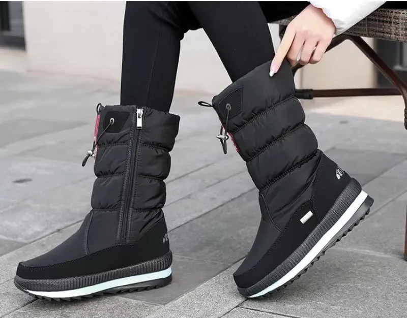 Mia - Waterproof Snow Boots with Faux Fur
