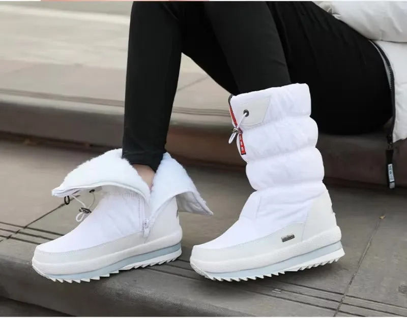 Mia - Waterproof Snow Boots with Faux Fur