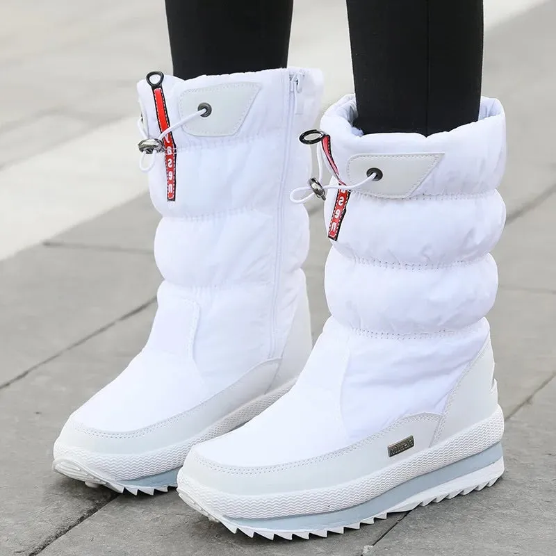 Mia - Waterproof Snow Boots with Faux Fur