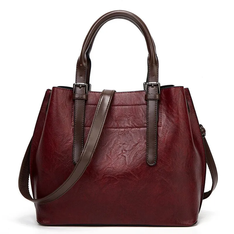 New fashion Ladies Mother Bag Soft PU Leather Large Capacity Single Shoulder Messenger Handbag Female Solid Color Small Bags