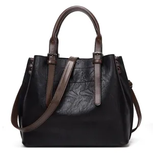 New fashion Ladies Mother Bag Soft PU Leather Large Capacity Single Shoulder Messenger Handbag Female Solid Color Small Bags