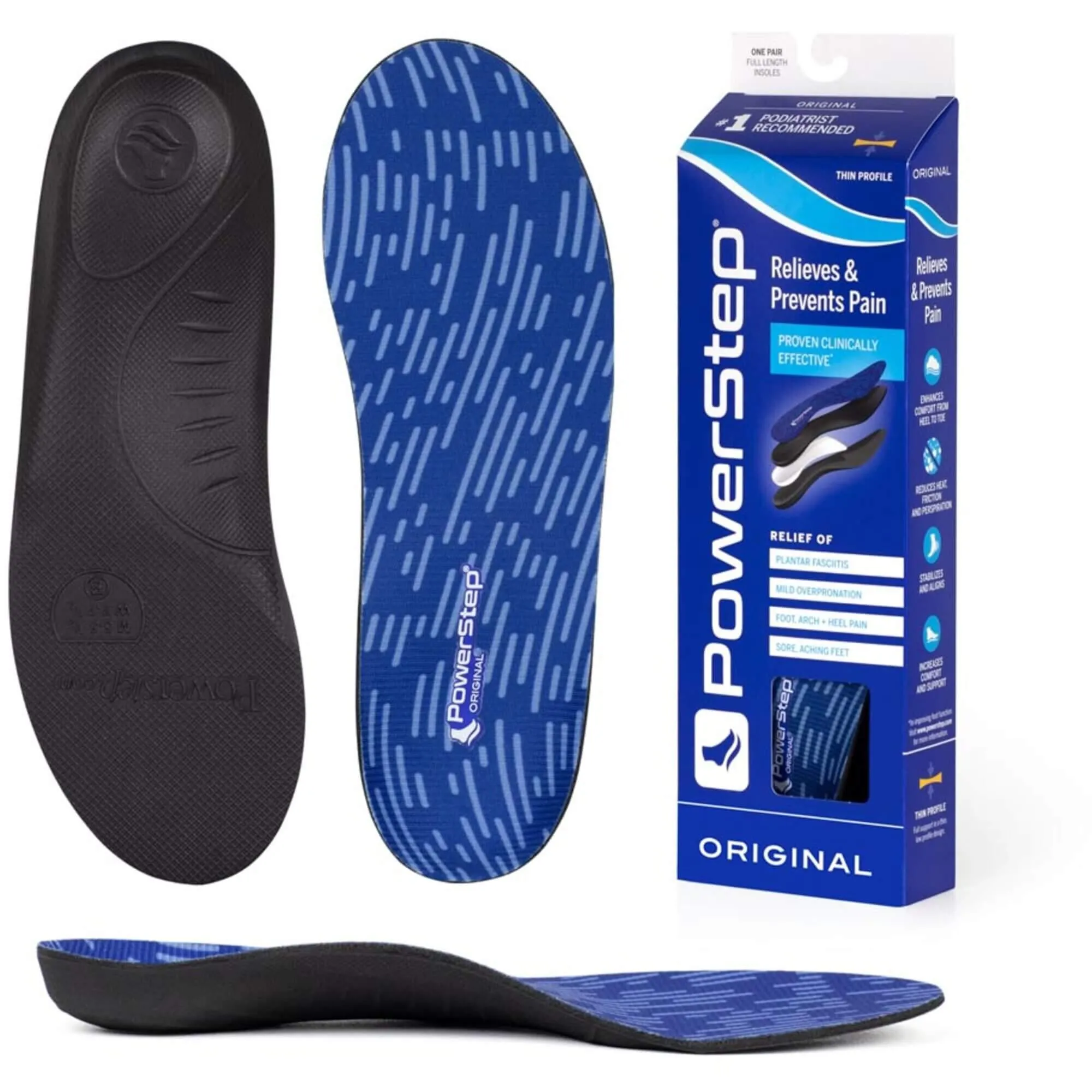 PowerStep Insoles - Original Orthotic Arch Support Insoles