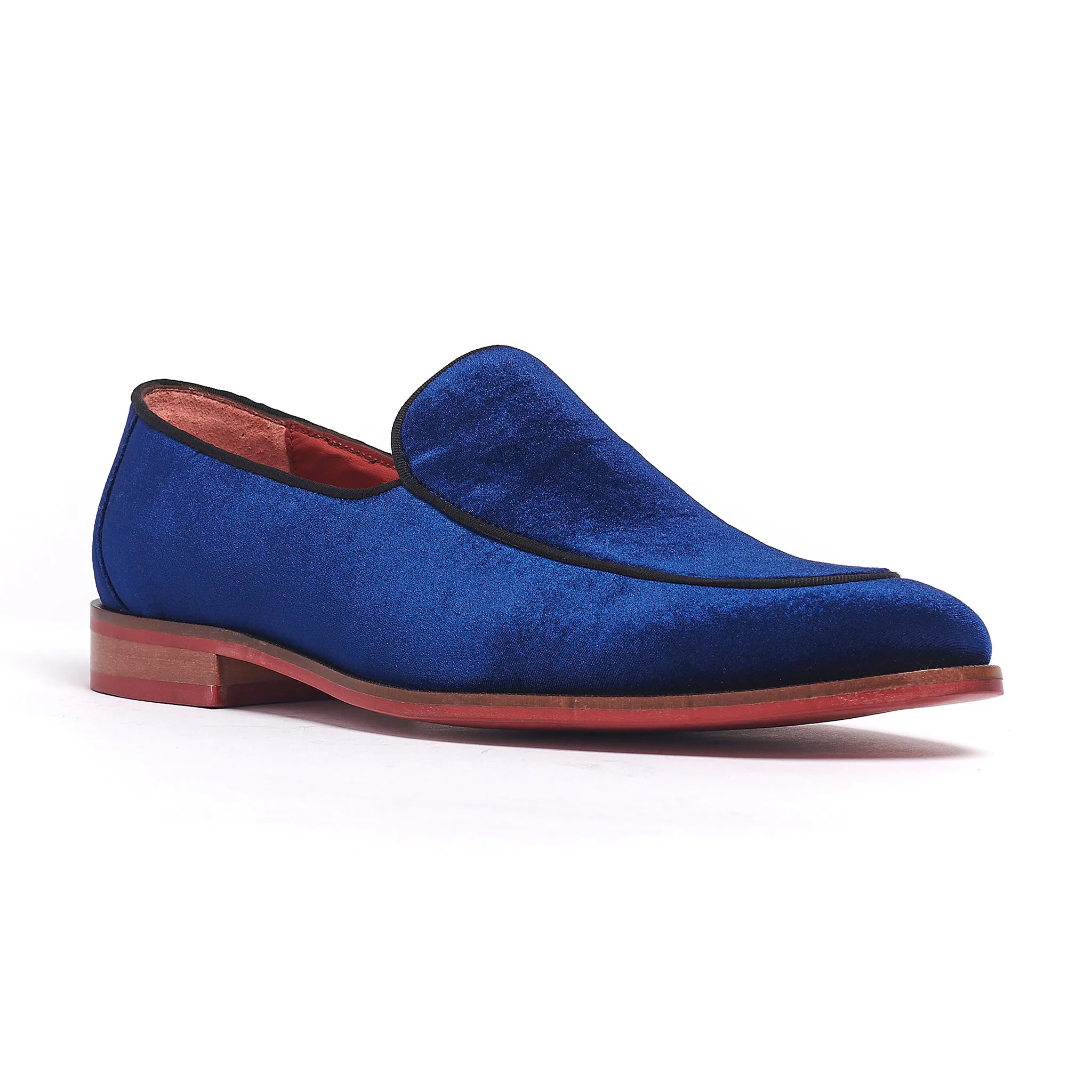 Prince Velvet Loafer // Navy