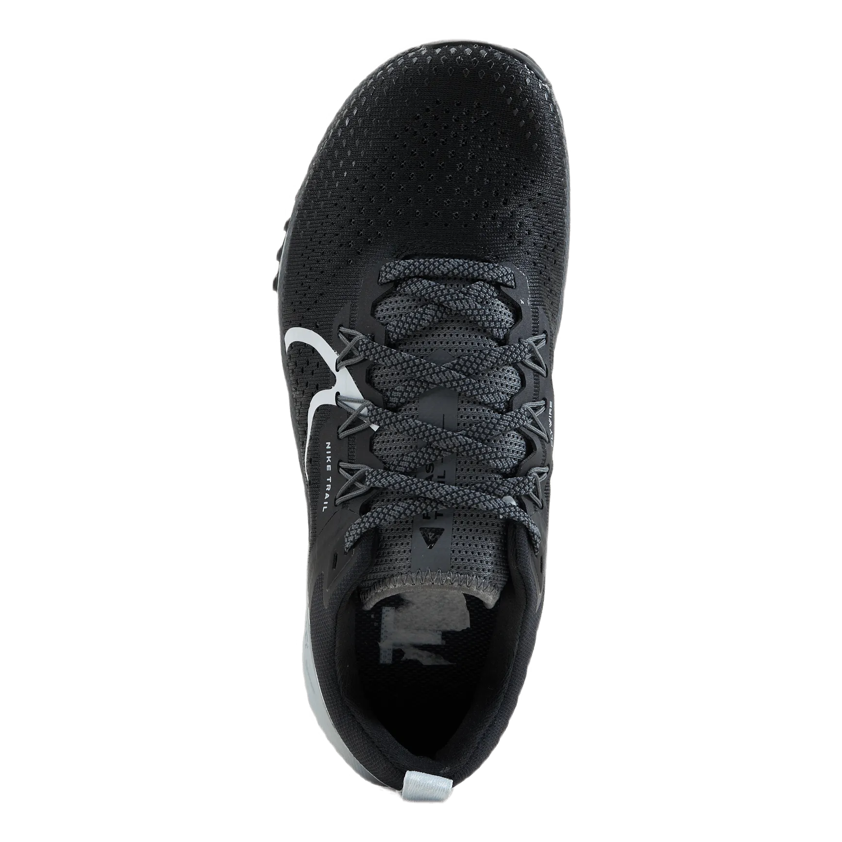 React Pegasus Trail 4 Women's Trail Running Shoes BLACK/AURA-DARK GREY-WOLF GREY