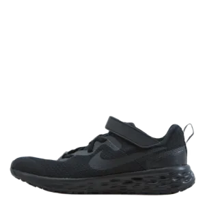 Revolution 6 Little Kids' Shoes BLACK/BLACK-DK SMOKE GREY