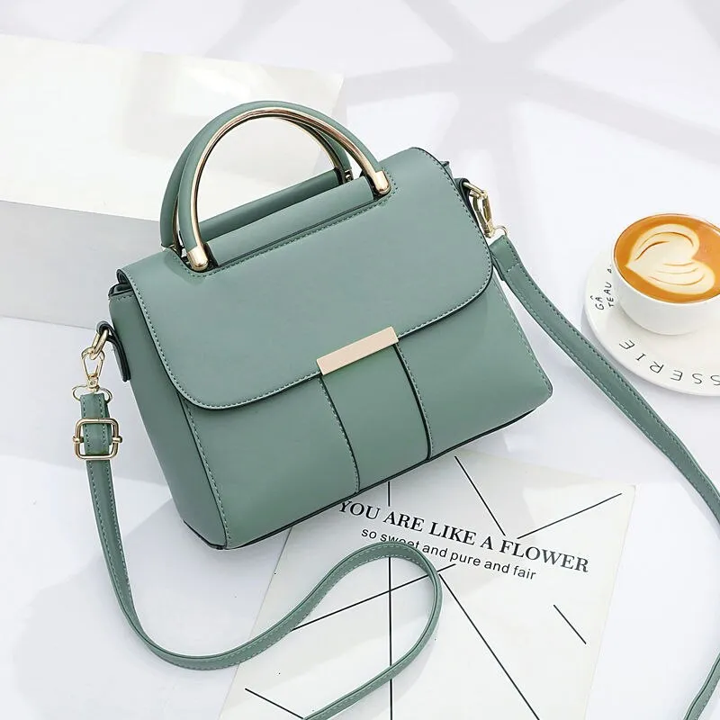 Shoulder Bag Female Crossbody Bag Women Handbag Designer Purse Backpack Fashion 2021 New PU Leather Simple All-match Solid Color