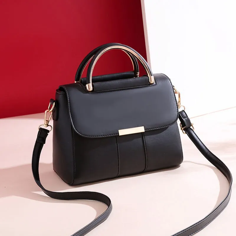 Shoulder Bag Female Crossbody Bag Women Handbag Designer Purse Backpack Fashion 2021 New PU Leather Simple All-match Solid Color