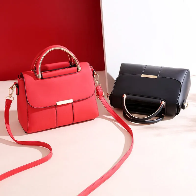 Shoulder Bag Female Crossbody Bag Women Handbag Designer Purse Backpack Fashion 2021 New PU Leather Simple All-match Solid Color