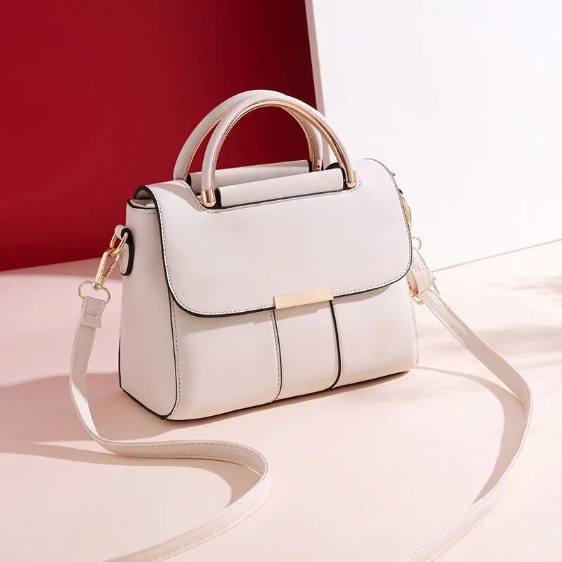 Shoulder Bag Female Crossbody Bag Women Handbag Designer Purse Backpack Fashion 2021 New PU Leather Simple All-match Solid Color