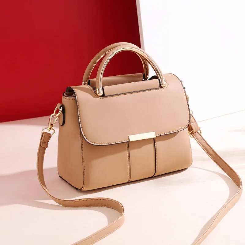 Shoulder Bag Female Crossbody Bag Women Handbag Designer Purse Backpack Fashion 2021 New PU Leather Simple All-match Solid Color