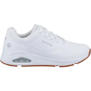 Skechers Womens Work Relaxed Fit Uno SR Safety Trainers - White
