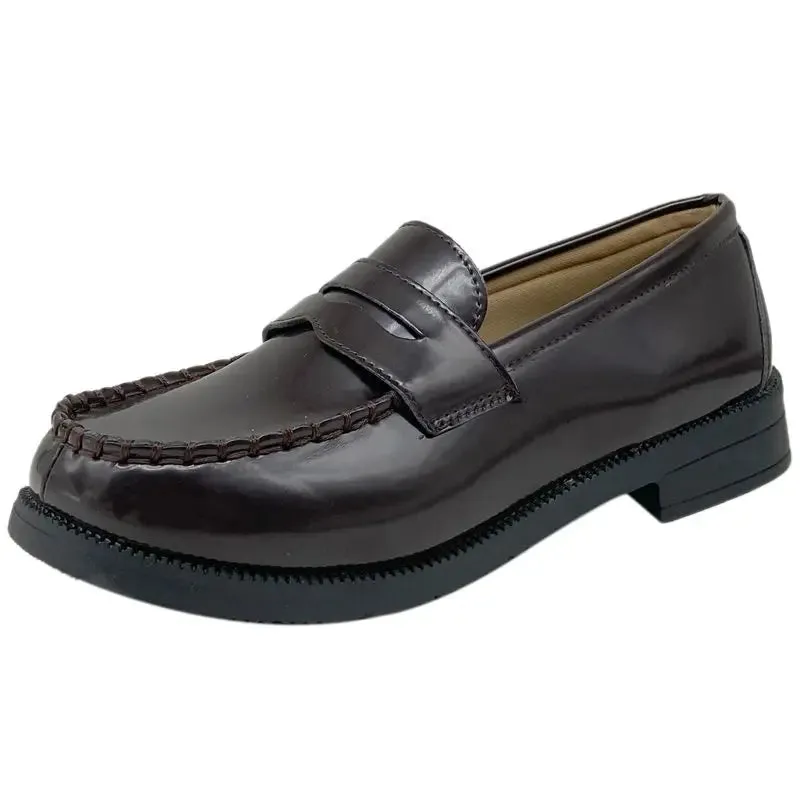 Sohiwoo Sweet Girls Lolita Japanese JK Shoes Students Mid Heels Loafers School Shallow Shoes