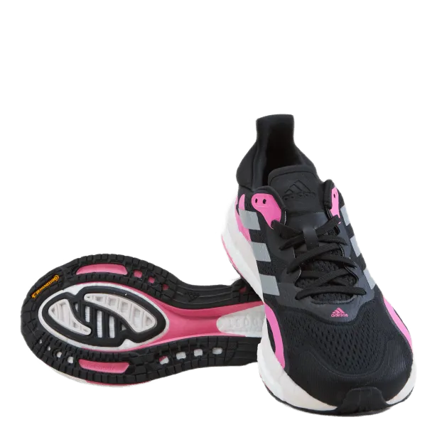 SolarBoost 3 Shoes Core Black / Screaming Pink / Halo Silver