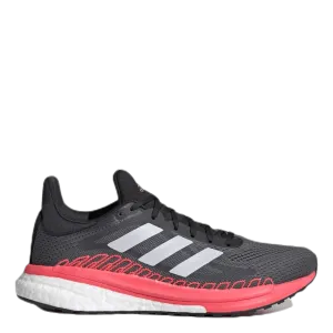 SolarGlide 3 ST Shoes Grey Five / Crystal White / Signal Pink / Coral