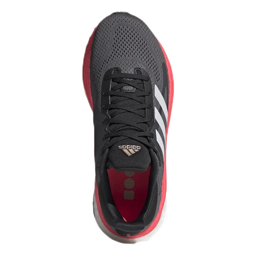 SolarGlide 3 ST Shoes Grey Five / Crystal White / Signal Pink / Coral