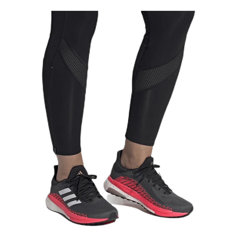 SolarGlide 3 ST Shoes Grey Five / Crystal White / Signal Pink / Coral