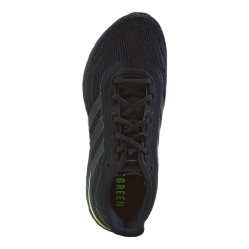 Supernova Shoes Core Black / Core Black / Signal Green